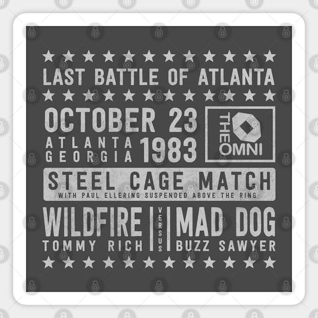 Last Battle Of Atlanta Magnet by deadright